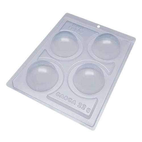 Medium Sphere Chocolate Mould - 3 piece - Click Image to Close